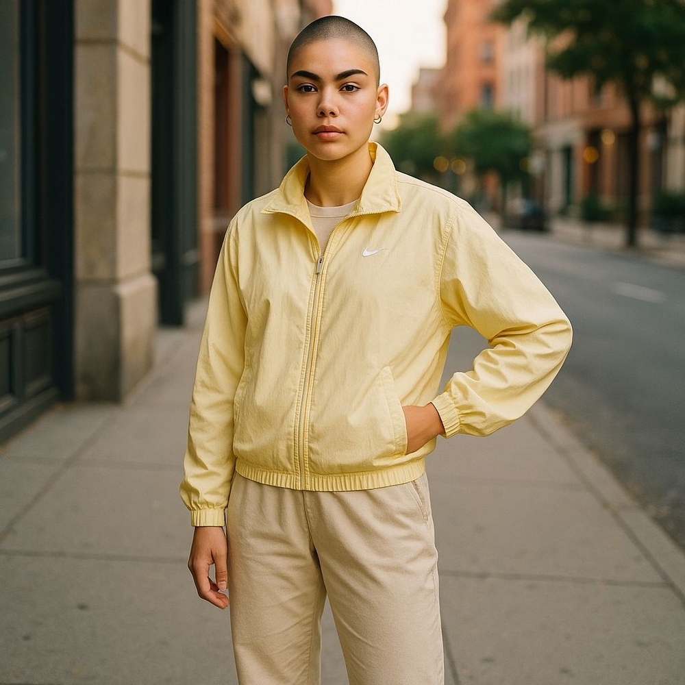 Vintage Nike Windbreaker Yellow - Picture 2 of 7